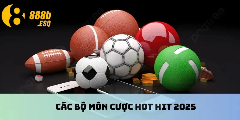 Các bộ môn cược hot hit 2025
