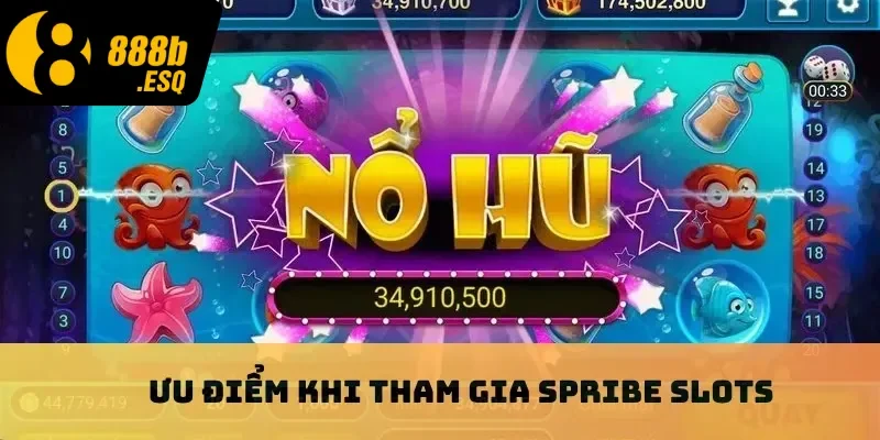 Ưu điểm khi tham gia SPRIBE slots